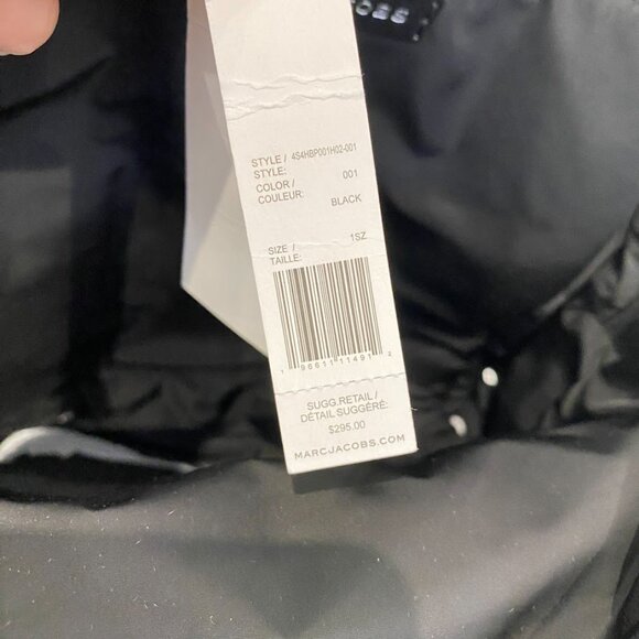 MARC JACOBS LARGE QUILTED LOGO NYLON BACKPACK 4S4HBP001H02 main image 4